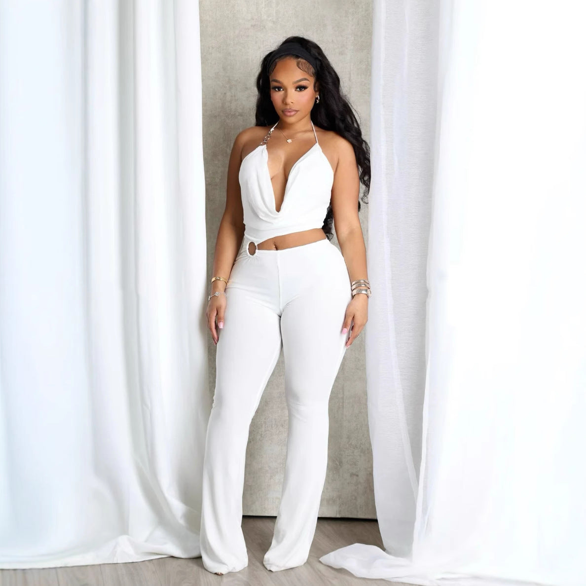 "The White Affair Romper"