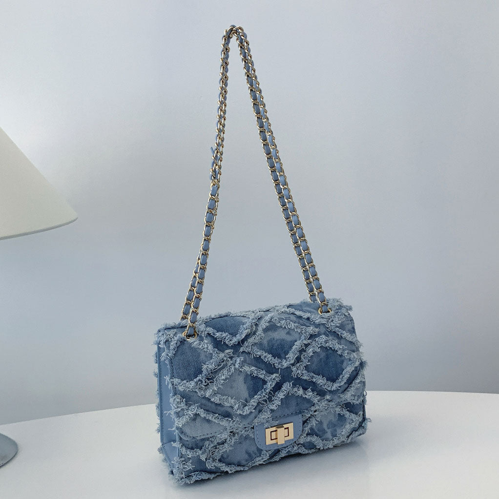 "Denim Doll Shoulder Bag"