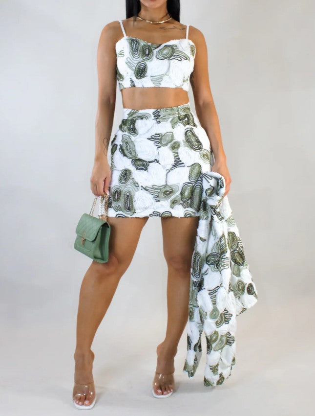 " In My Space Skirt Set"