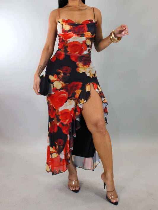 " Vacation Princess Midi Dress"